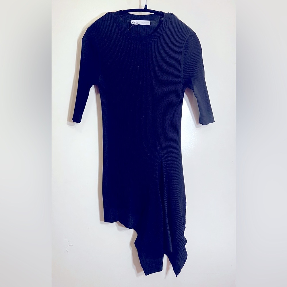 Zara Black 3/4 sleeves top
